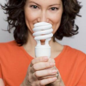 enerji tasarrufu için enerji tasarruflu lamba